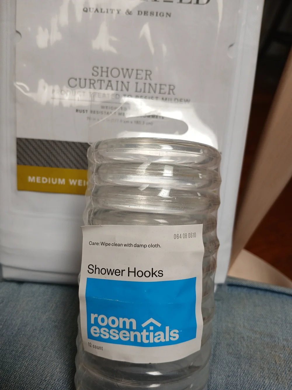 Threshold White Shower Curtain Liner - Medium Weight PEVA